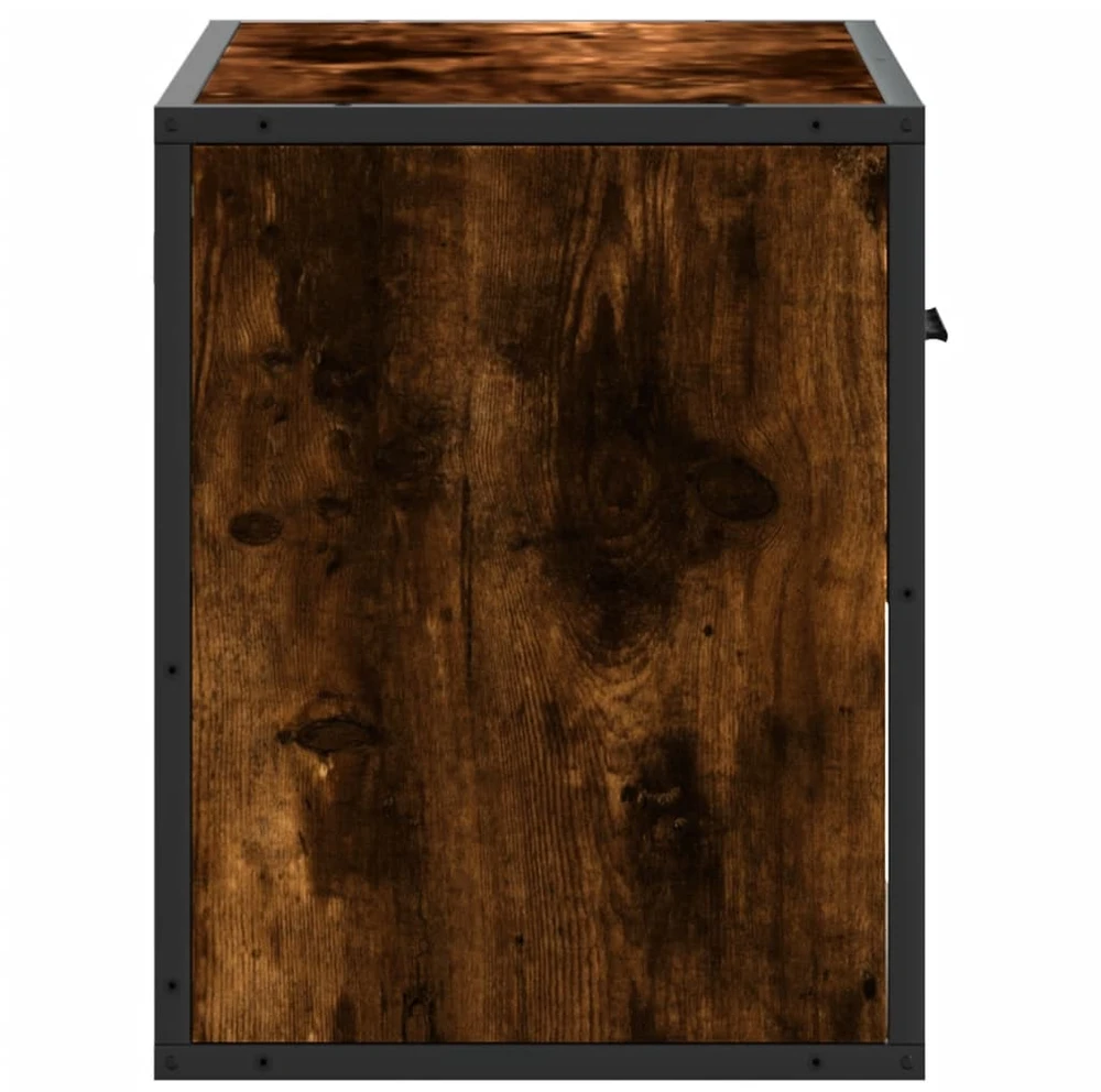 TV staliukas Televizoriaus spintelė, dūminė, 60x31x39,5cm, mediena/metalas