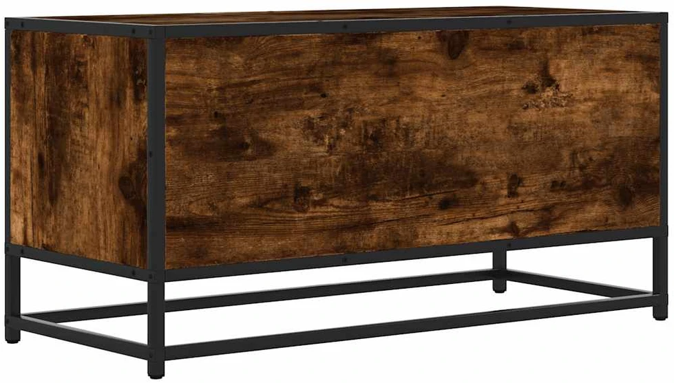 TV staliukas Televizoriaus spintelė, dūminė, 80x34,5x40cm, mediena/metalas