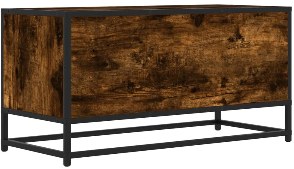 TV staliukas Televizoriaus spintelė, dūminė, 80x34,5x40cm, mediena/metalas