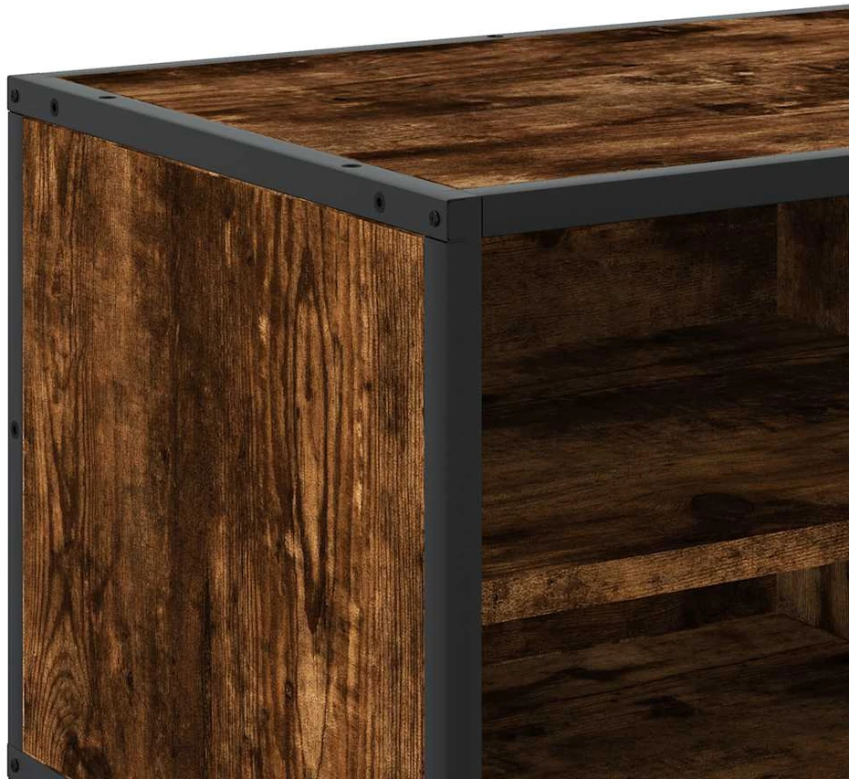 TV staliukas Televizoriaus spintelė, dūminė, 80x34,5x40cm, mediena/metalas