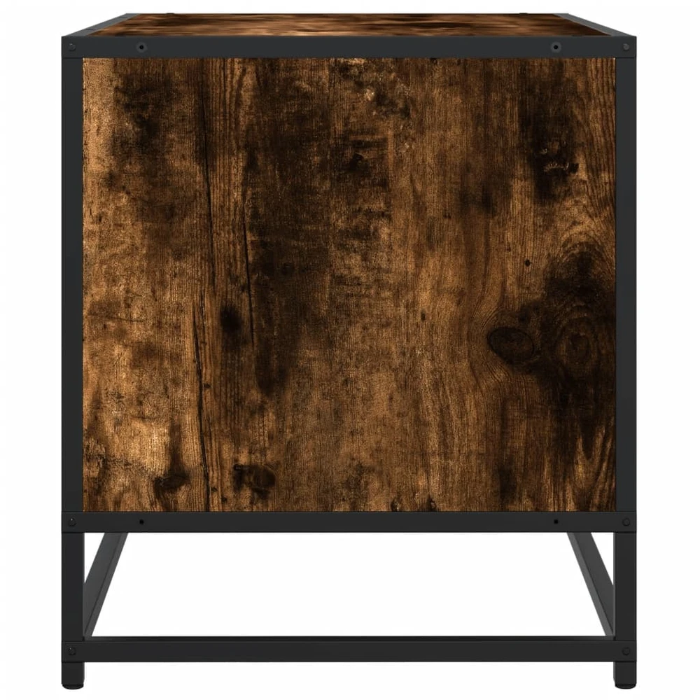 TV staliukas Televizoriaus spintelė, dūminė, 91x40x46cm, mediena ir metalas