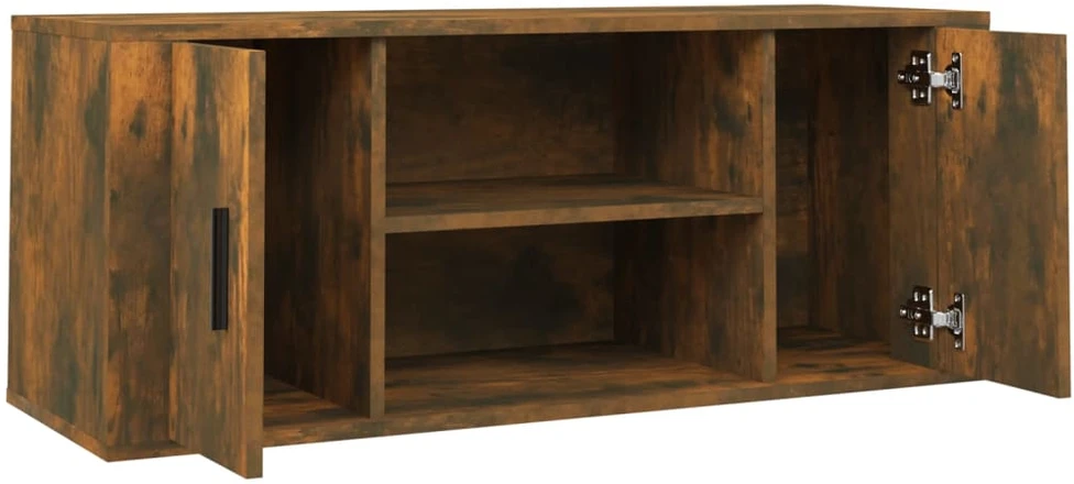 TV staliukas Televizoriaus spintelė, dūminio ąžuolo, 100x35x40cm, mediena