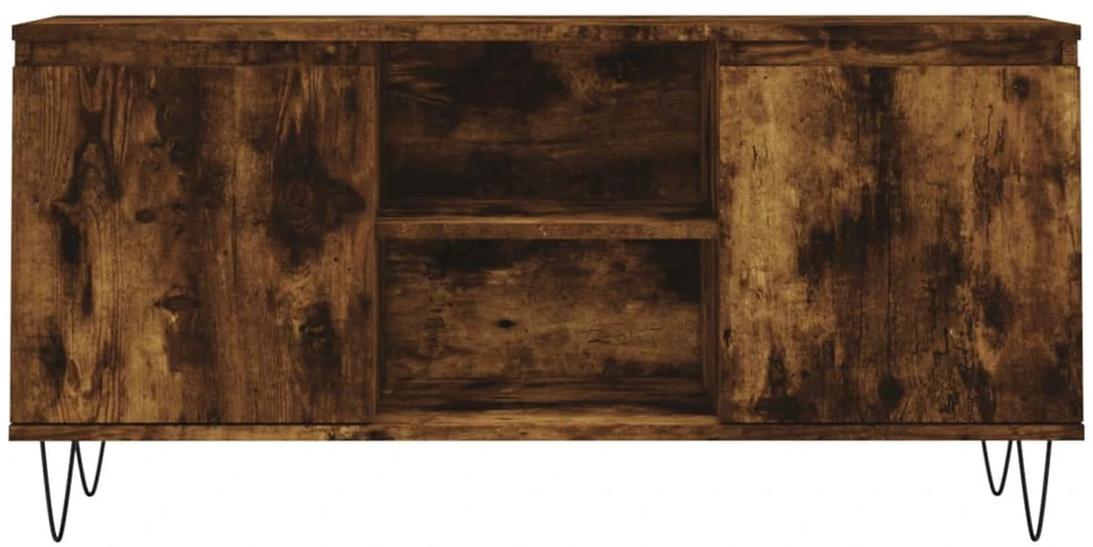 TV staliukas Televizoriaus spintelė, dūminio ąžuolo, 104x35x50cm, mediena