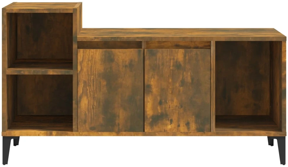 TV staliukas Televizoriaus spintelė, dūminio ąžuolo, 100x35x55cm, mediena