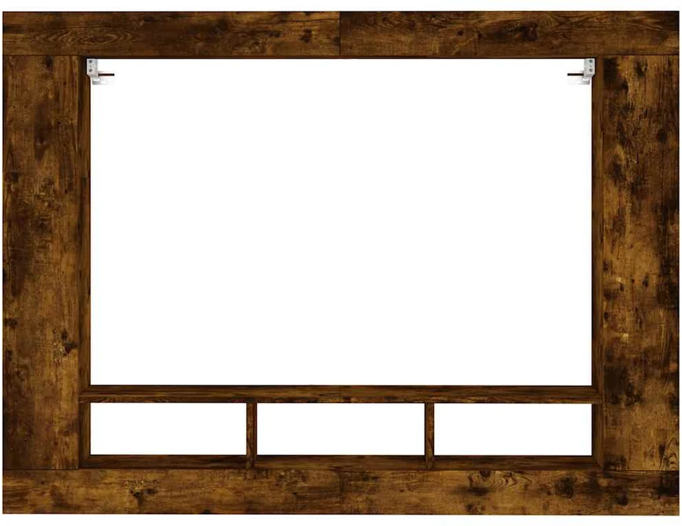 TV staliukas Televizoriaus spintelė, dūminio ąžuolo, 152x22x113cm, mediena