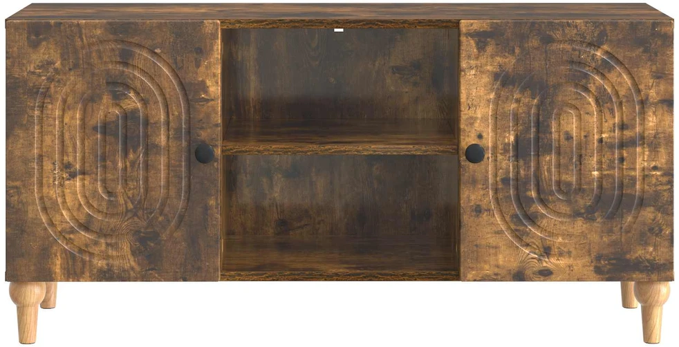 TV staliukas Televizoriaus spintelė Dūminio ąžuolo 102 x 34,5 x 50 cm