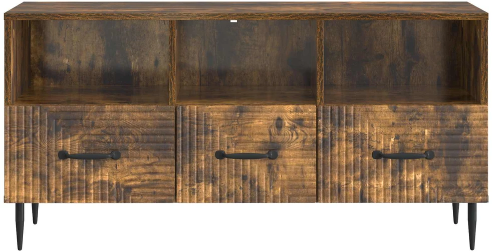 TV staliukas Televizoriaus spintelė Dūminio ąžuolo 102 x 34,5 x 50 cm