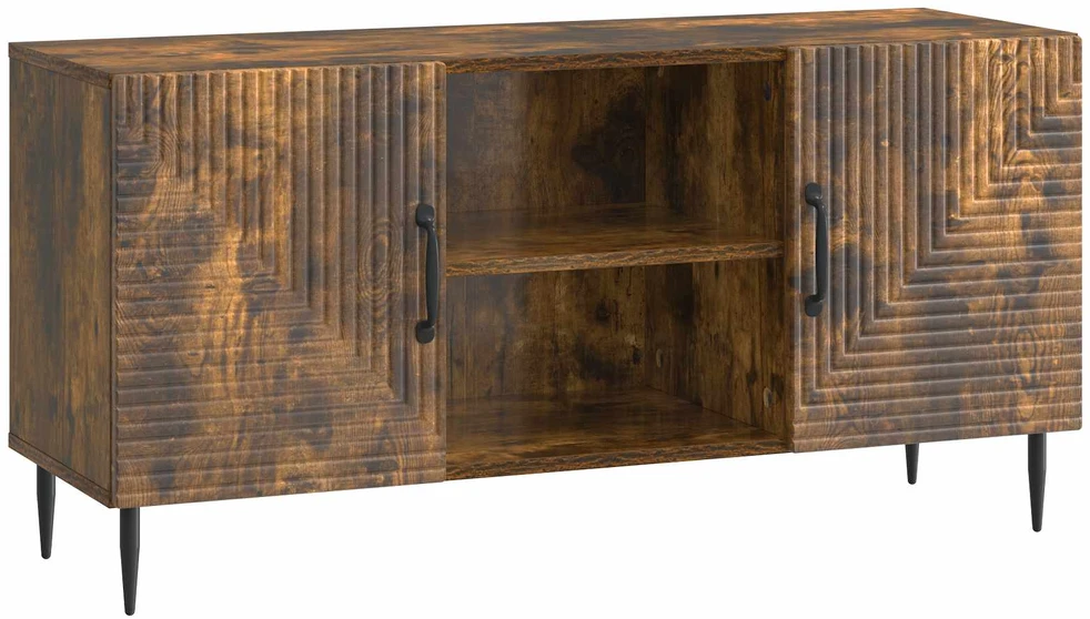 TV staliukas Televizoriaus spintelė Dūminio ąžuolo 102 x 34,5 x 50 cm