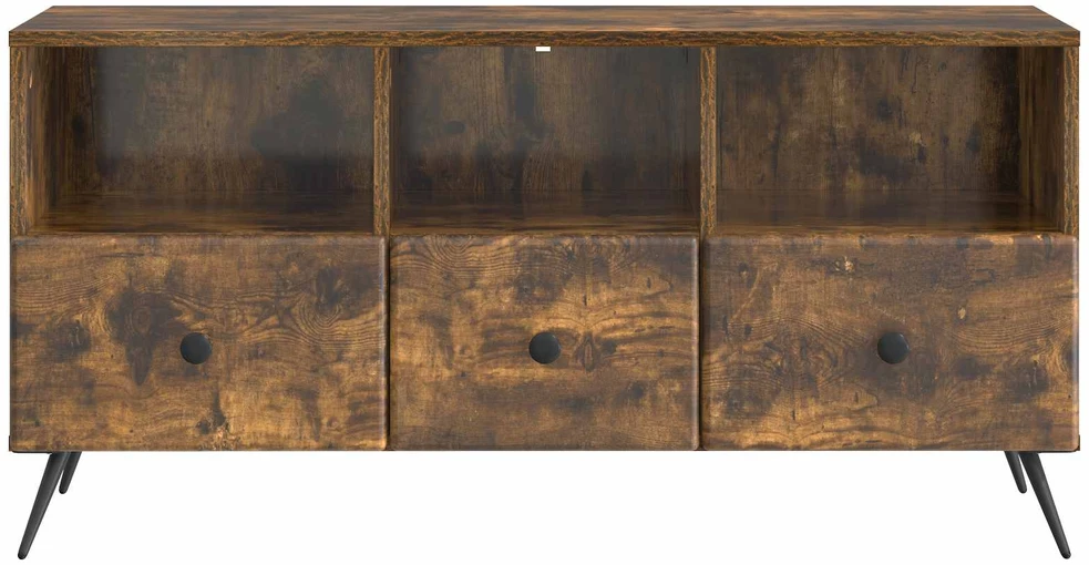 TV staliukas Televizoriaus spintelė Dūminio ąžuolo 102 x 34,5 x 50 cm