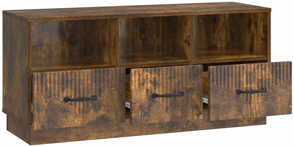 TV staliukas Televizoriaus spintelė Dūminio ąžuolo 102 x 34,5 x 47 cm