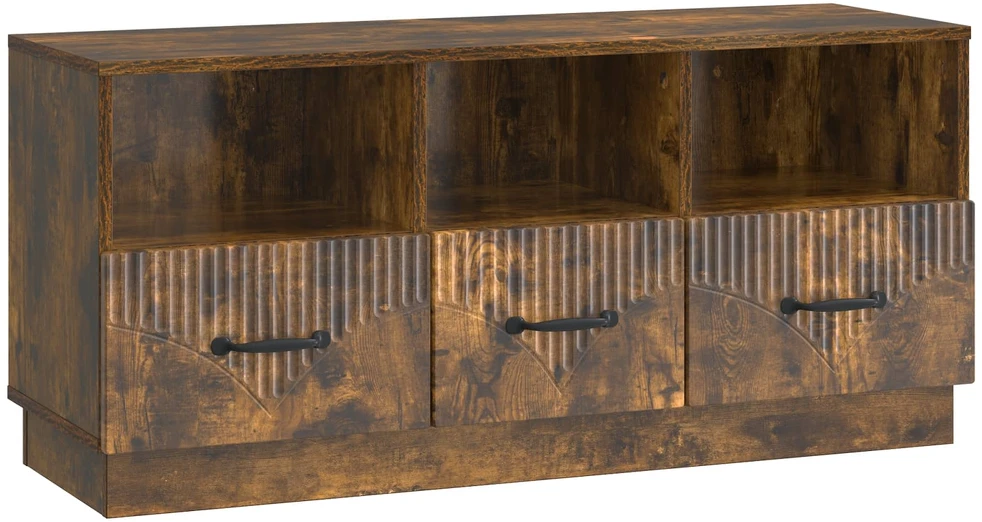 TV staliukas Televizoriaus spintelė Dūminio ąžuolo 102 x 34,5 x 47 cm
