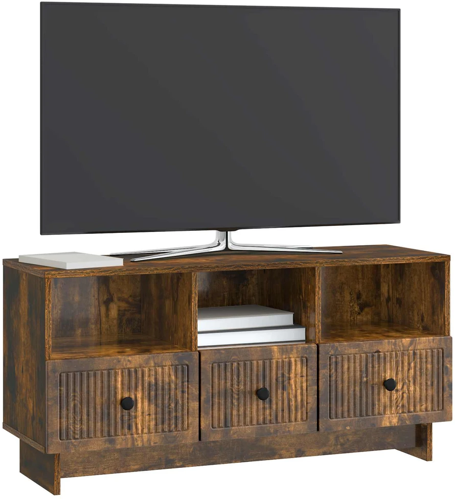 TV staliukas Televizoriaus spintelė Dūminio ąžuolo 102 x 34,5 x 50 cm