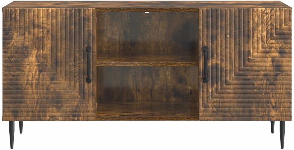 TV staliukas Televizoriaus spintelė Dūminio ąžuolo 102 x 34,5 x 50 cm