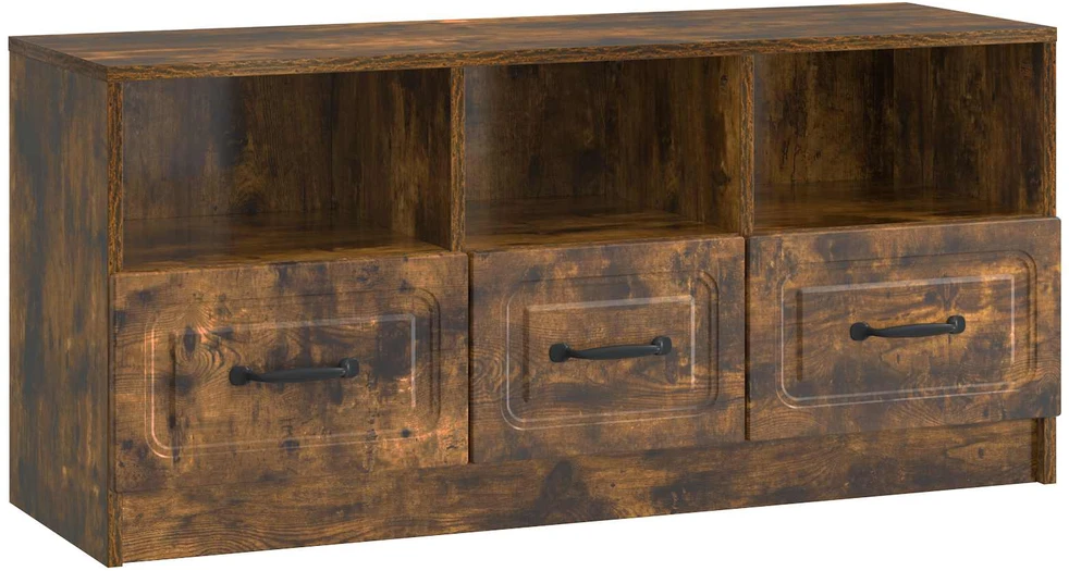 TV staliukas Televizoriaus spintelė Dūminio ąžuolo 102 x 34,5 x 47 cm