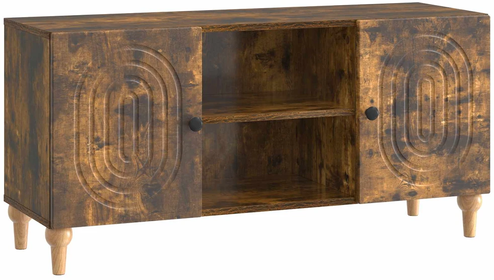 TV staliukas Televizoriaus spintelė Dūminio ąžuolo 102 x 34,5 x 50 cm