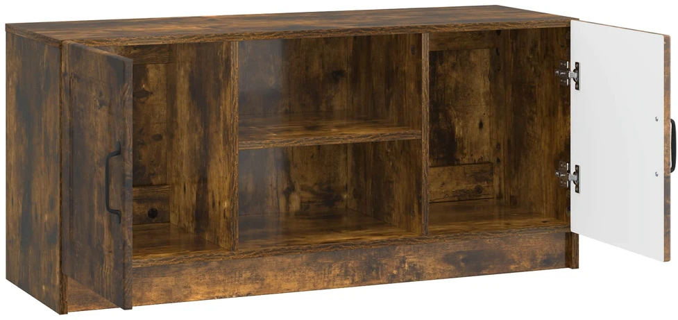 TV staliukas Televizoriaus spintelė Dūminio ąžuolo 102 x 34,5 x 47 cm