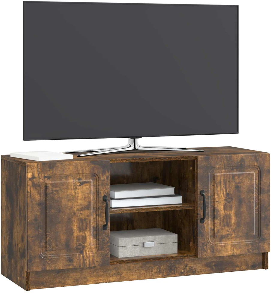 TV staliukas Televizoriaus spintelė Dūminio ąžuolo 102 x 34,5 x 47 cm