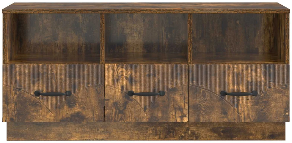 TV staliukas Televizoriaus spintelė Dūminio ąžuolo 102 x 34,5 x 47 cm