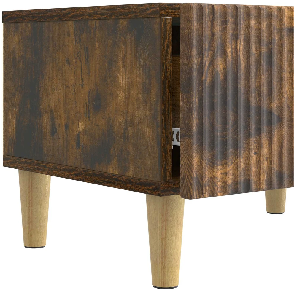 TV staliukas Televizoriaus spintelė Dūminio ąžuolo 147 x 34,5 x 30 cm