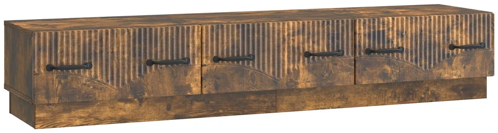 TV staliukas Televizoriaus spintelė Dūminio ąžuolo 147 x 34,5 x 27 cm