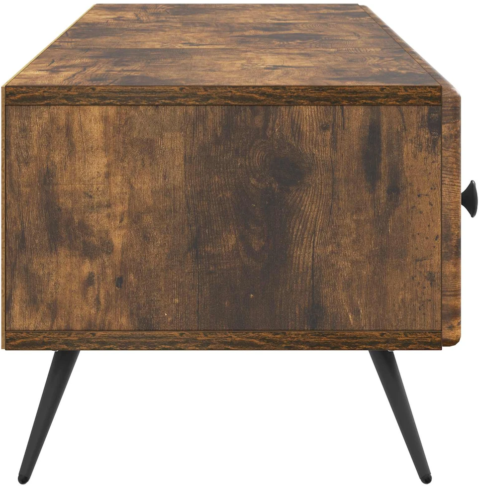 TV staliukas Televizoriaus spintelė Dūminio ąžuolo 147 x 34,5 x 30 cm