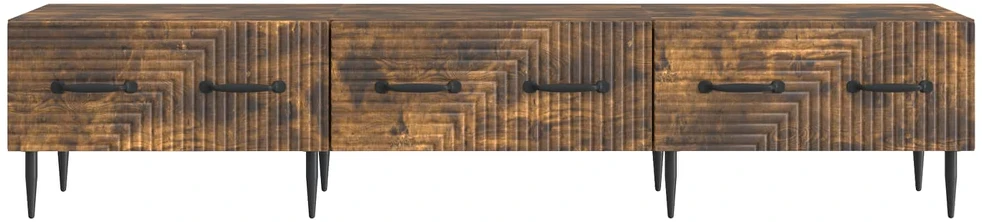 TV staliukas Televizoriaus spintelė Dūminio ąžuolo 147 x 34,5 x 30 cm