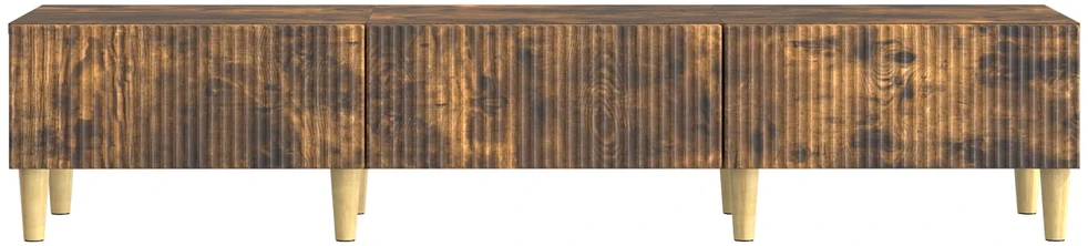 TV staliukas Televizoriaus spintelė Dūminio ąžuolo 147 x 34,5 x 30 cm