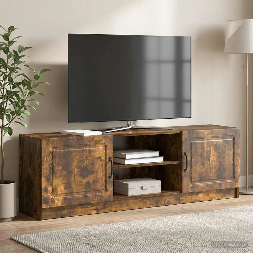 TV staliukas Televizoriaus spintelė Dūminio ąžuolo 150 x 31 x 47 cm