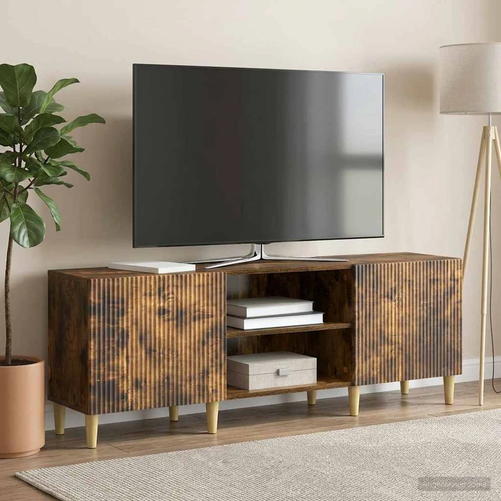 TV staliukas Televizoriaus spintelė Dūminio ąžuolo 150 x 31 x 50 cm