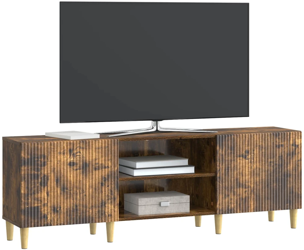 TV staliukas Televizoriaus spintelė Dūminio ąžuolo 150 x 31 x 50 cm