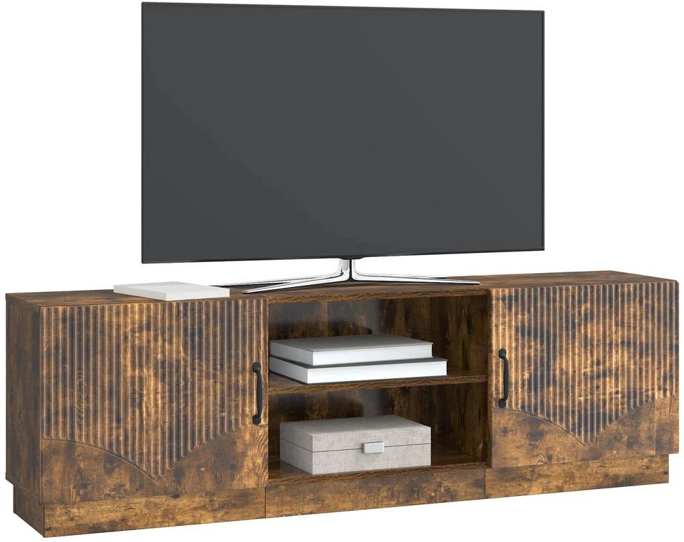 TV staliukas Televizoriaus spintelė Dūminio ąžuolo 150 x 31 x 47 cm