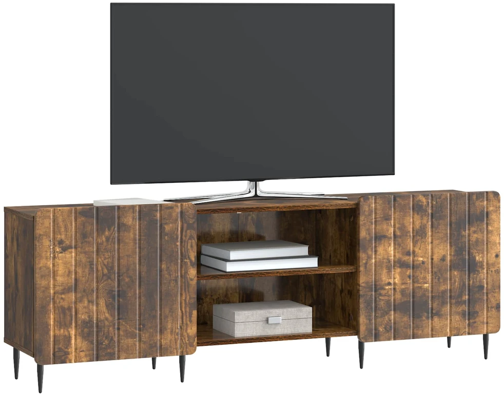 TV staliukas Televizoriaus spintelė Dūminio ąžuolo 150 x 31 x 52 cm