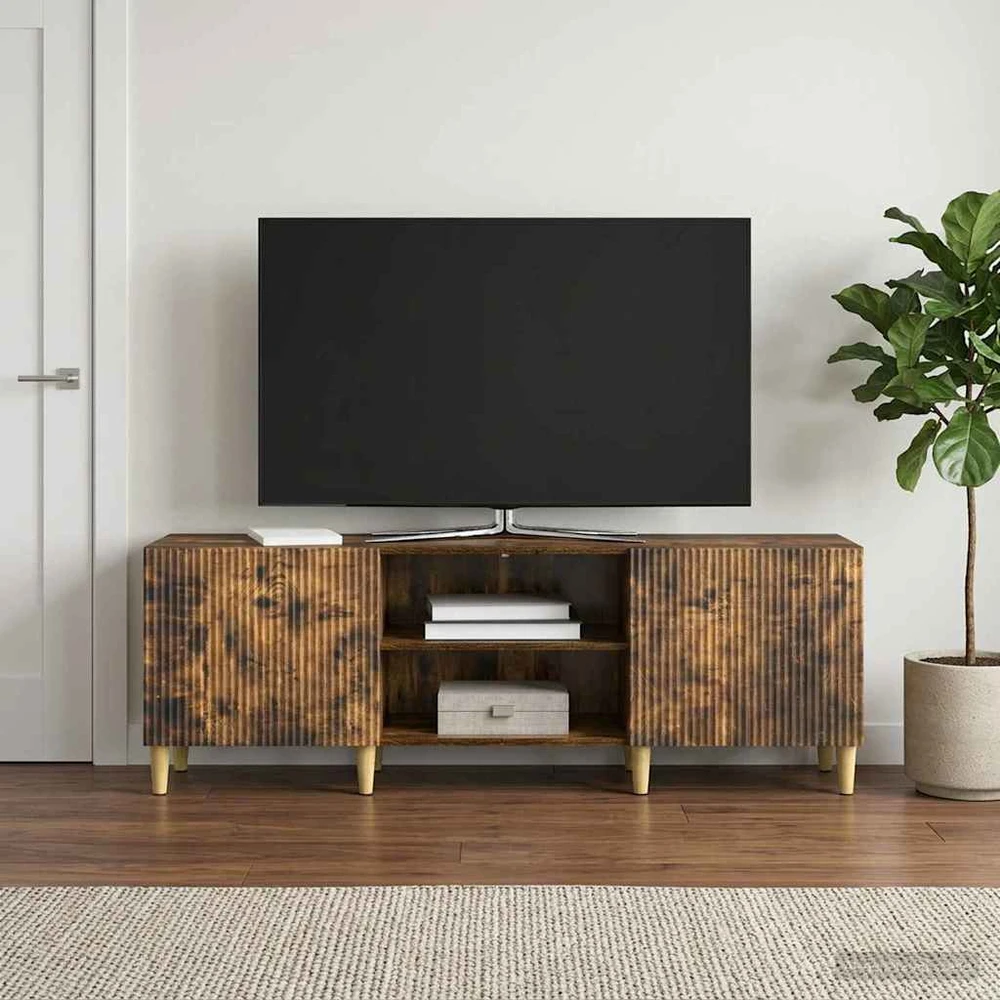 TV staliukas Televizoriaus spintelė Dūminio ąžuolo 150 x 31 x 50 cm