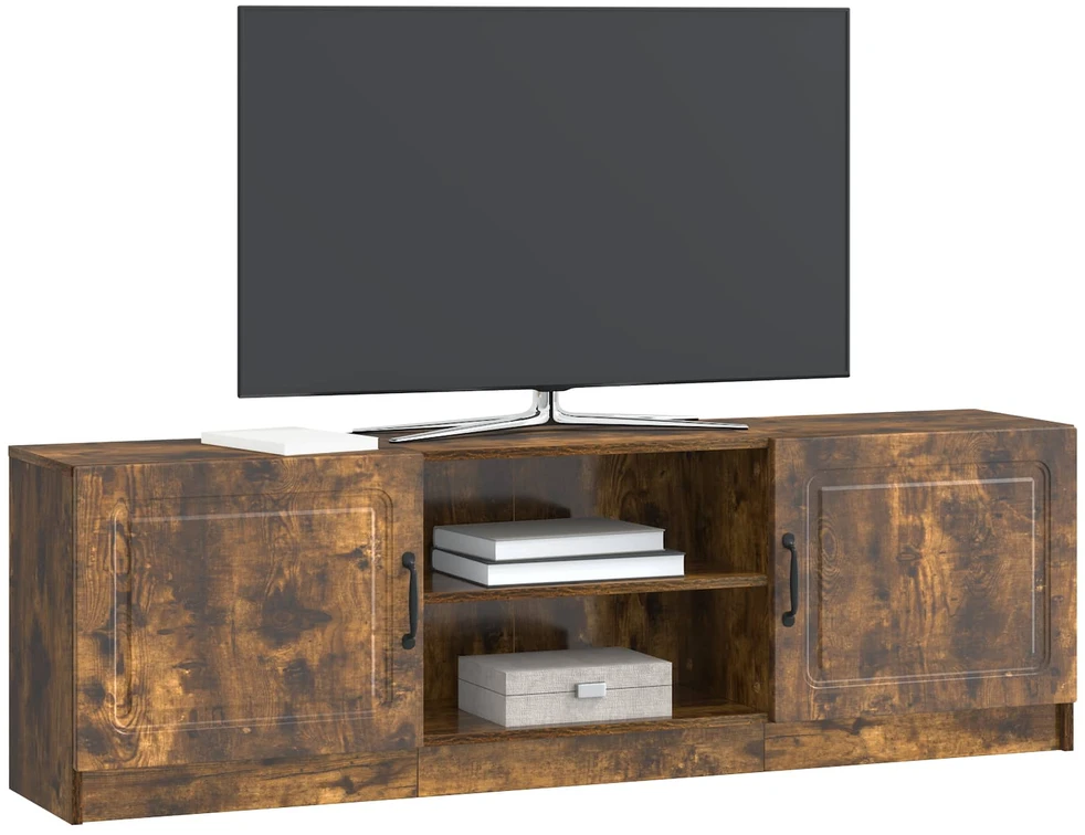 TV staliukas Televizoriaus spintelė Dūminio ąžuolo 150 x 31 x 47 cm