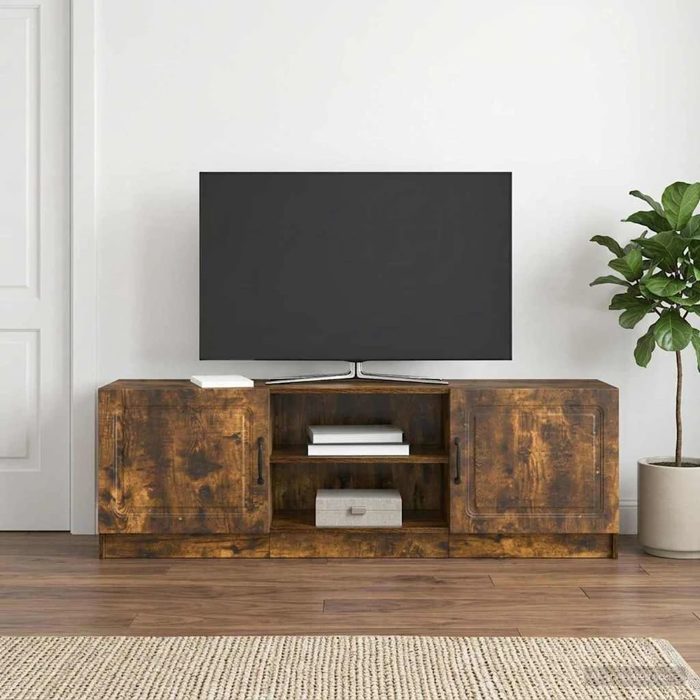 TV staliukas Televizoriaus spintelė Dūminio ąžuolo 150 x 31 x 47 cm