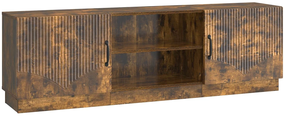 TV staliukas Televizoriaus spintelė Dūminio ąžuolo 150 x 31 x 47 cm
