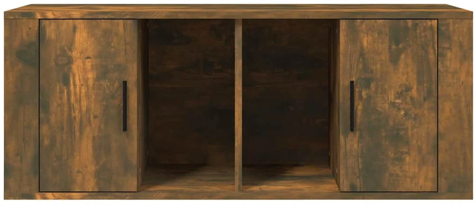 TV staliukas Televizoriaus spintelė, dūminio ąžuolo, 100x35x40cm, mediena