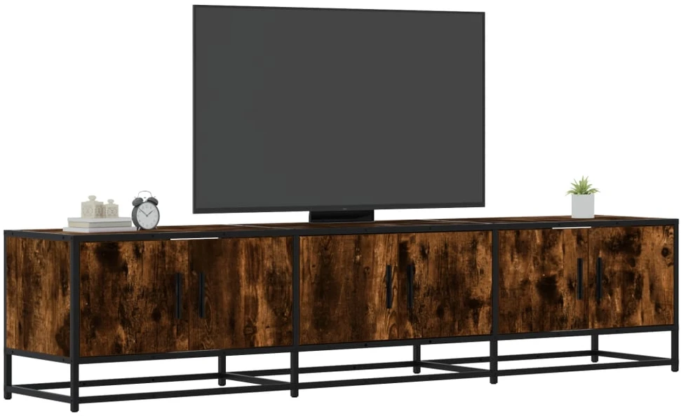TV staliukas Televizoriaus spintelė, dūminio ąžuolo, 180x35x41cm, mediena