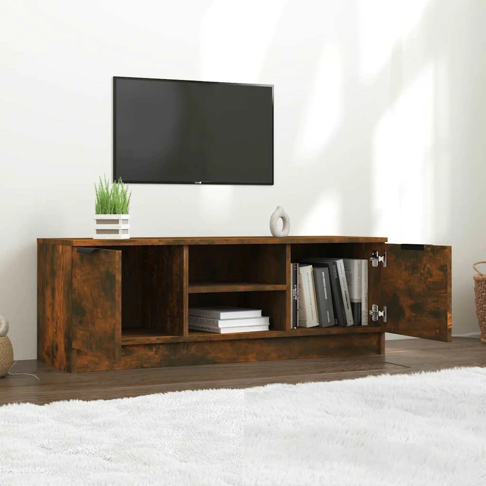 TV staliukas Televizoriaus spintelė, dūminio ąžuolo, 102x35x36,5cm, mediena
