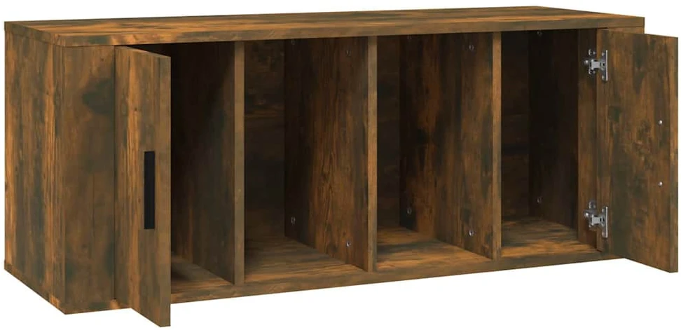 TV staliukas Televizoriaus spintelė, dūminio ąžuolo, 100x35x40cm, mediena