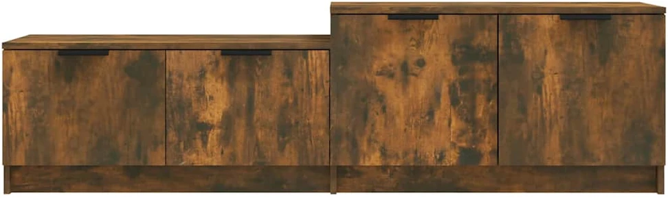 TV staliukas Televizoriaus spintelė, dūminio ąžuolo, 158,5x36x45cm, mediena