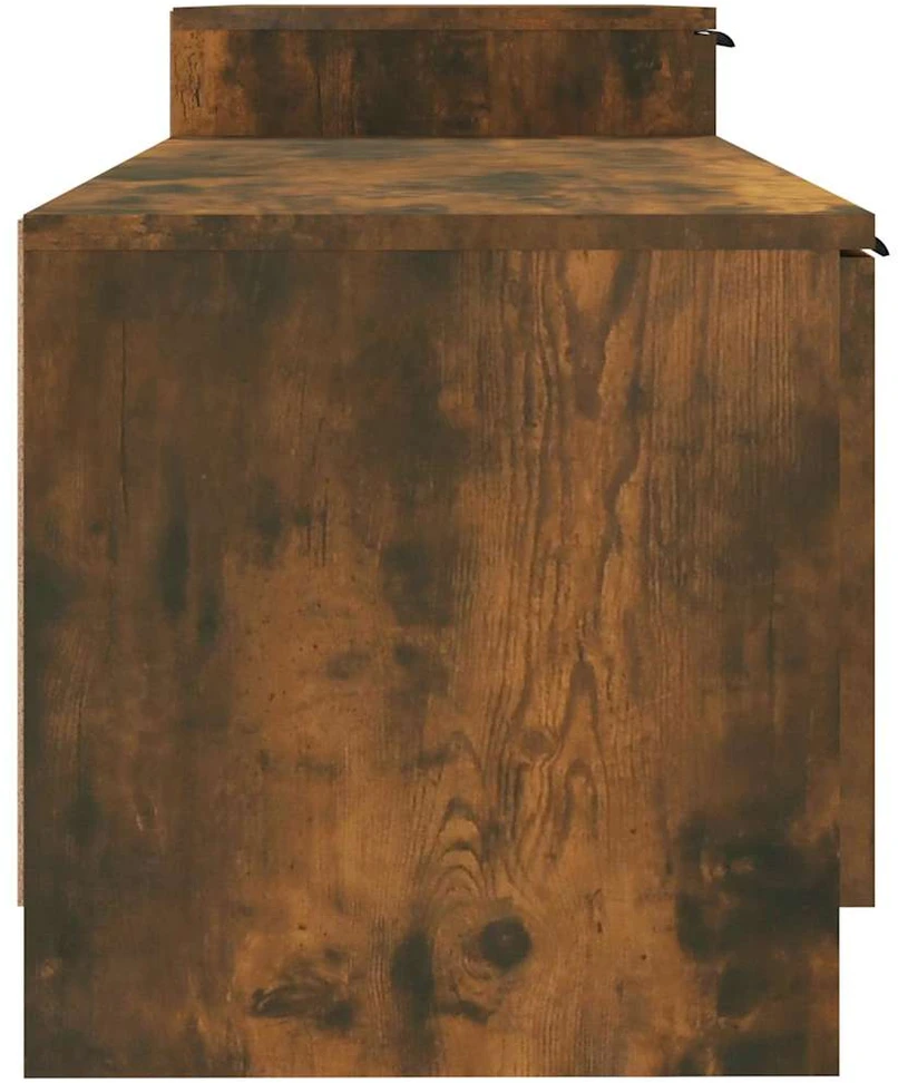 TV staliukas Televizoriaus spintelė, dūminio ąžuolo, 158,5x36x45cm, mediena