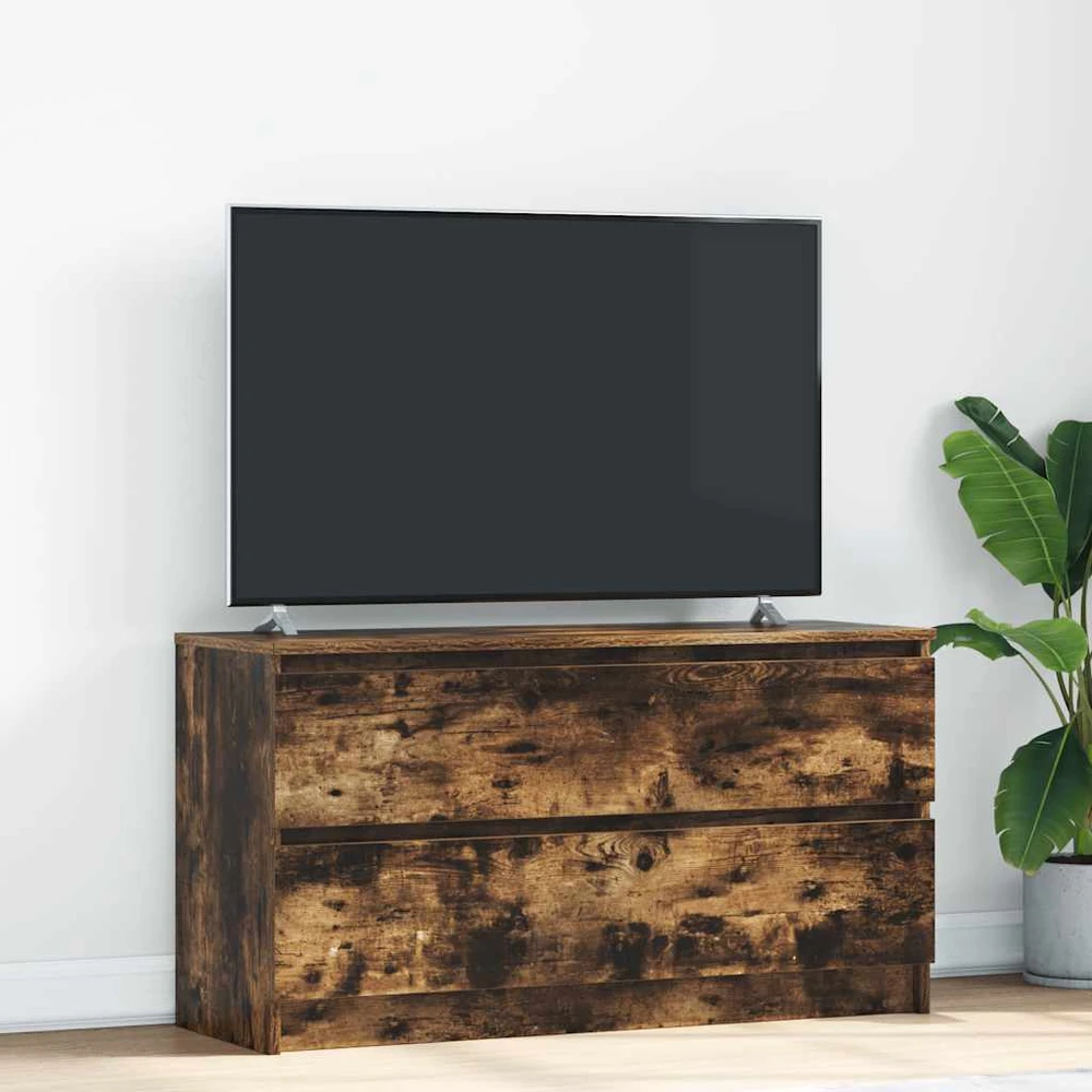 TV staliukas Televizoriaus spintelė, dūminio ąžuolo, 160x35x55cm, mediena