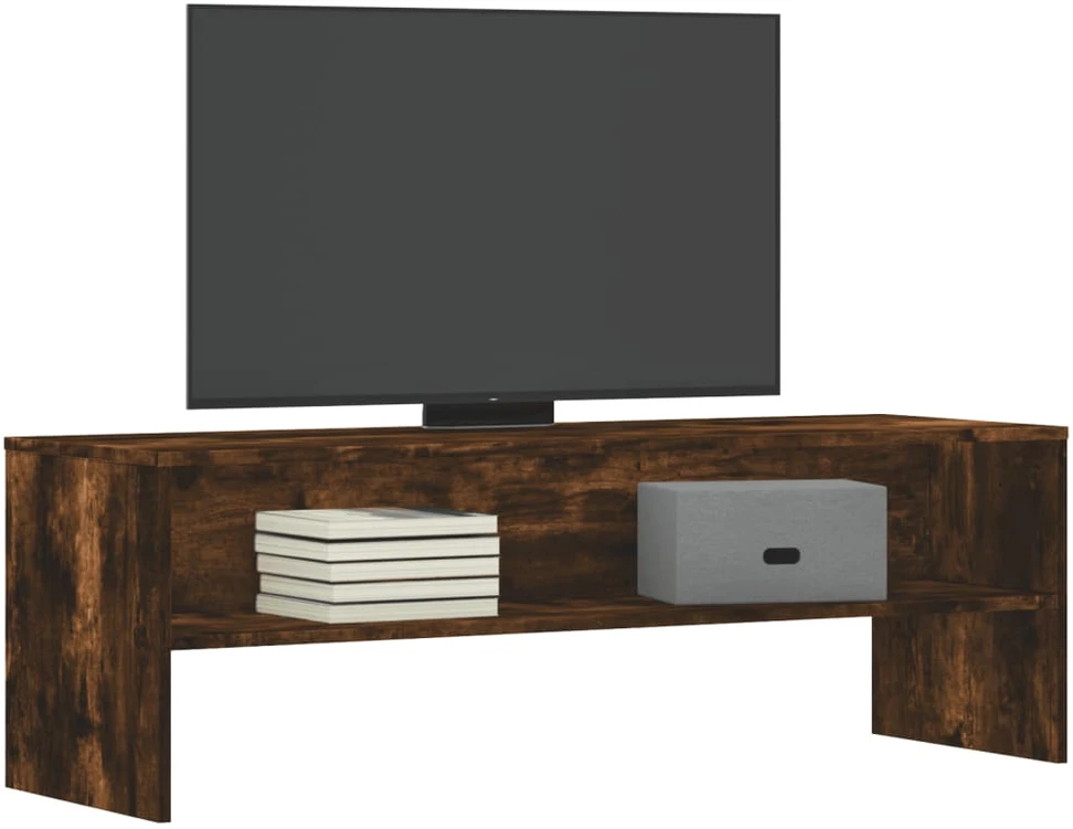 TV staliukas Televizoriaus spintelė, dūminio ąžuolo, 120x40x40cm, mediena