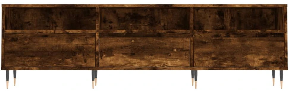 TV staliukas Televizoriaus spintelė, dūminio ąžuolo, 150x30x44,5cm, mediena