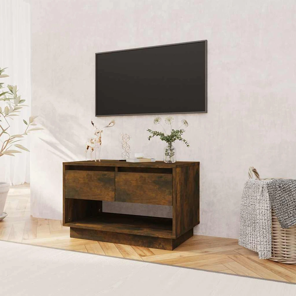 TV staliukas Televizoriaus spintelė, dūminio ąžuolo, 70x41x44cm, mediena