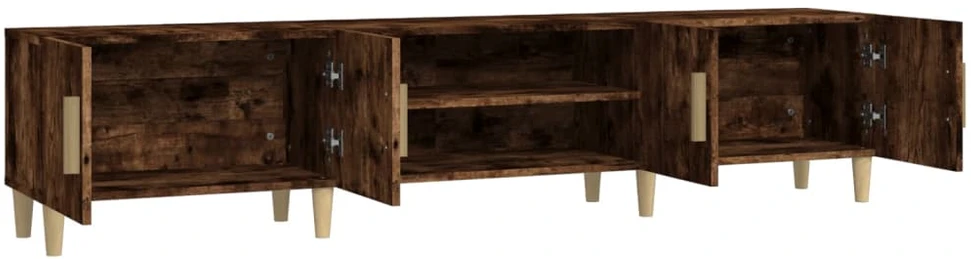TV staliukas Televizoriaus spintelė, dūminio ąžuolo, 180x31,5x40cm, mediena