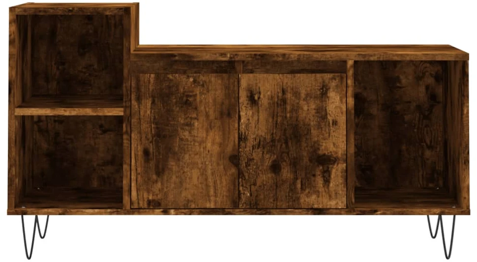 TV staliukas Televizoriaus spintelė, dūminio ąžuolo, 100x35x55cm, mediena