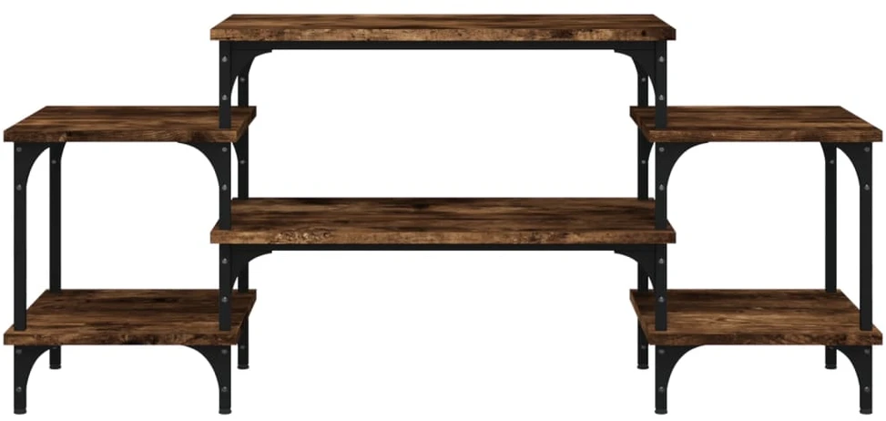 TV staliukas Televizoriaus spintelė, dūminio ąžuolo, 117x35x52cm, mediena