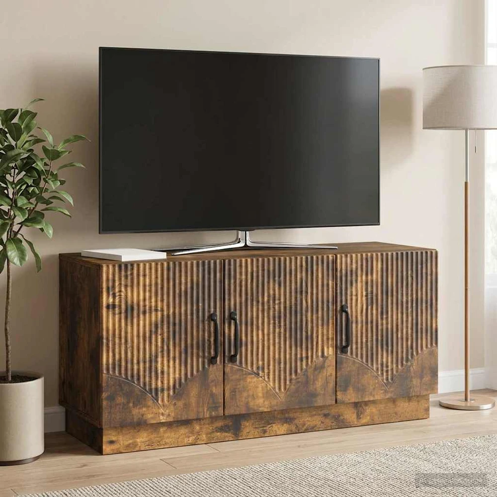 TV staliukas Televizoriaus spintelė Dūminio ąžuolo 99 x 34,5 x 47 cm